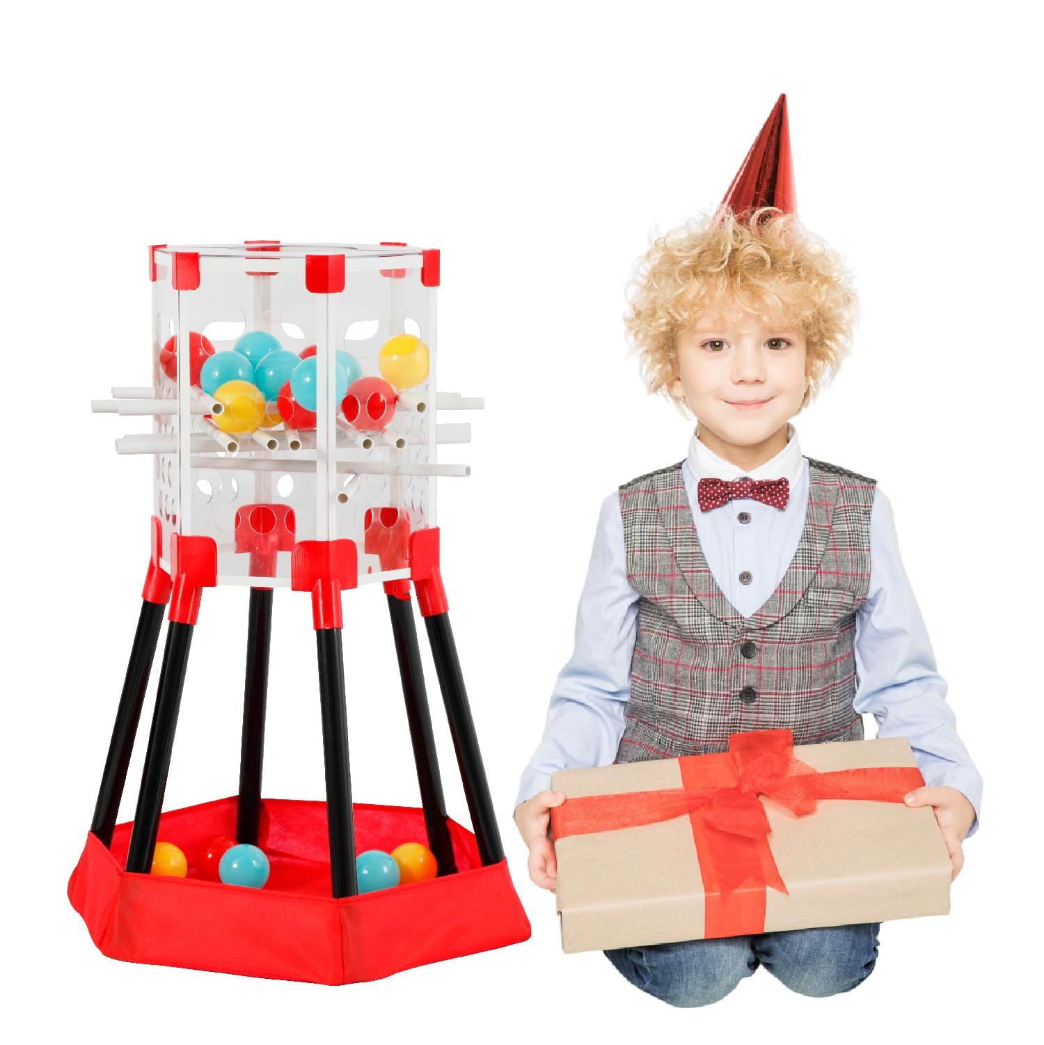 キッズゲームファミリーゲーム、戦略&バランスゲームパーティーテーブルゲームナイト-ジャンボタンブラーマーブルゲーム