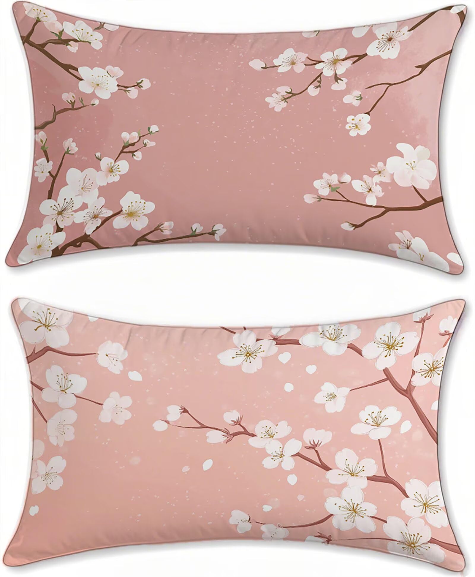 Housse coussin exterieur impermeable anti-tache velours rectangulaire