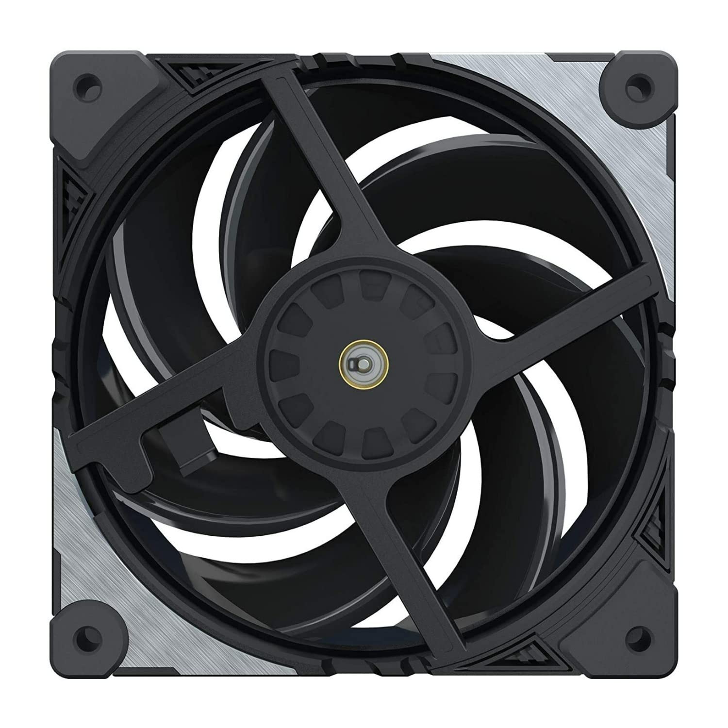 Cooler Master MasterFan SF120M Premium Fan, Inter-Link Fan Blade, 120mm PWM Control, Industrial Material, Anti-Vibration Motor for PC Case, Liquid and Air Cooler (MFZ-B2NN-20NPK-R1)