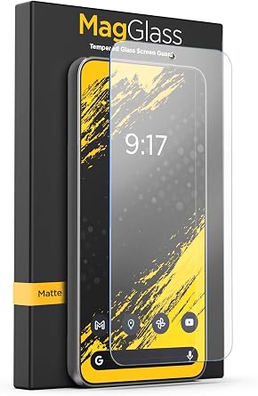 magglass Matte Screen Protector Designed for Samsung Galaxy S24 Plus, Anti Glare Tempered Glass with Easy Applicator