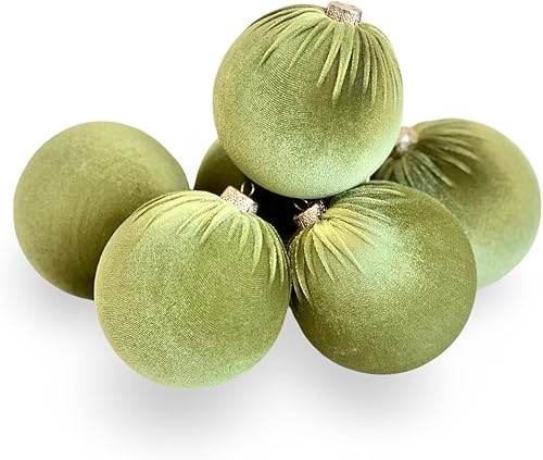 8'' Pink Christmas Handmade Velvet Ornaments, Bulk Christmas Balls, Christmas Tree Bulbs, Christmas Decorations, Christmas Gift Idea, Large