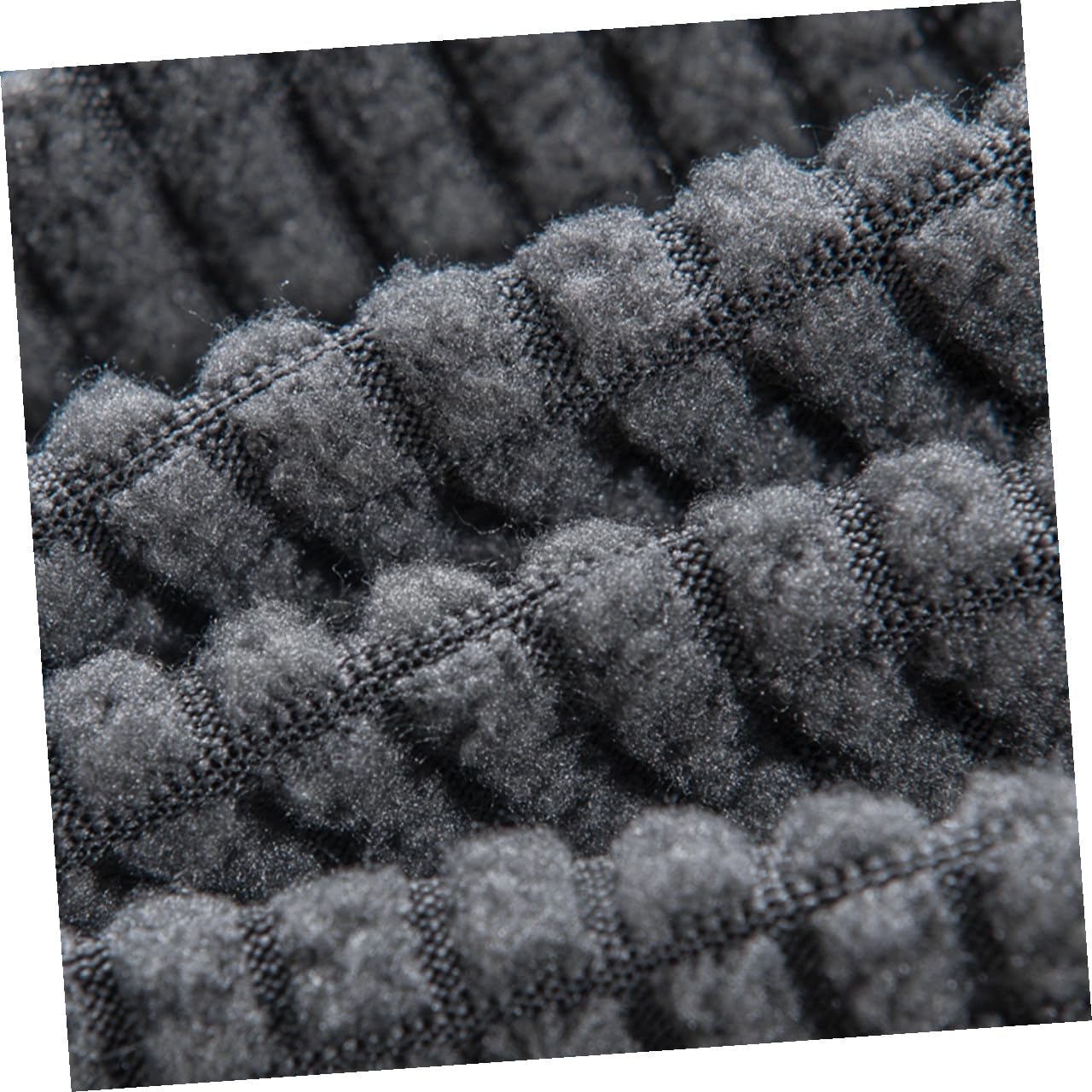 4pcs Elastic Stretchy Dining Chair Covers, Polyester Chair Protectors, Universal Fit Removable Seat Covers for Home, Office, and Dining Room – Dark Grey