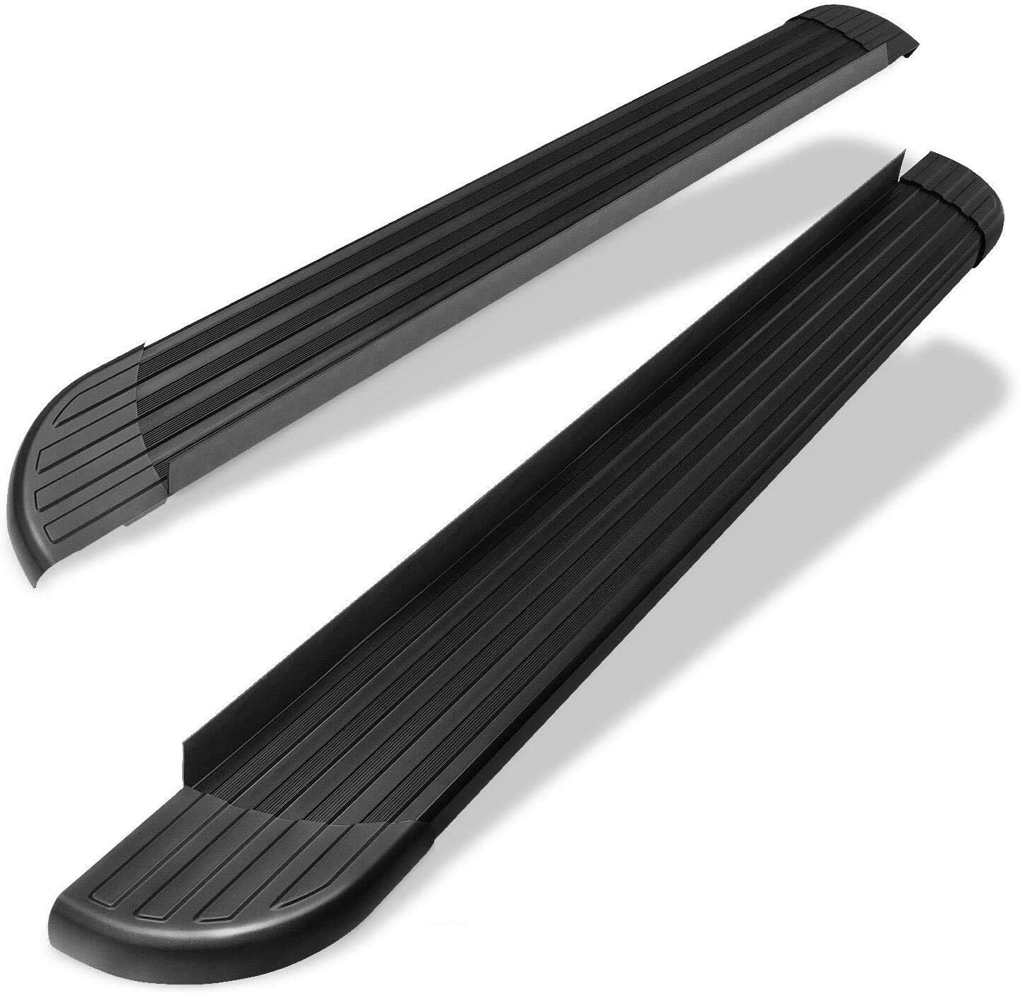 6" Wide Black Running Boards Fit 2011-2021 Jeep Grand Cherokee (Include 22 WK & Exclude Limited X/High Altitude/ Summit/SRT/SRT8/ Trackhawk/ Trailhawk/L Model) Value Aluminum