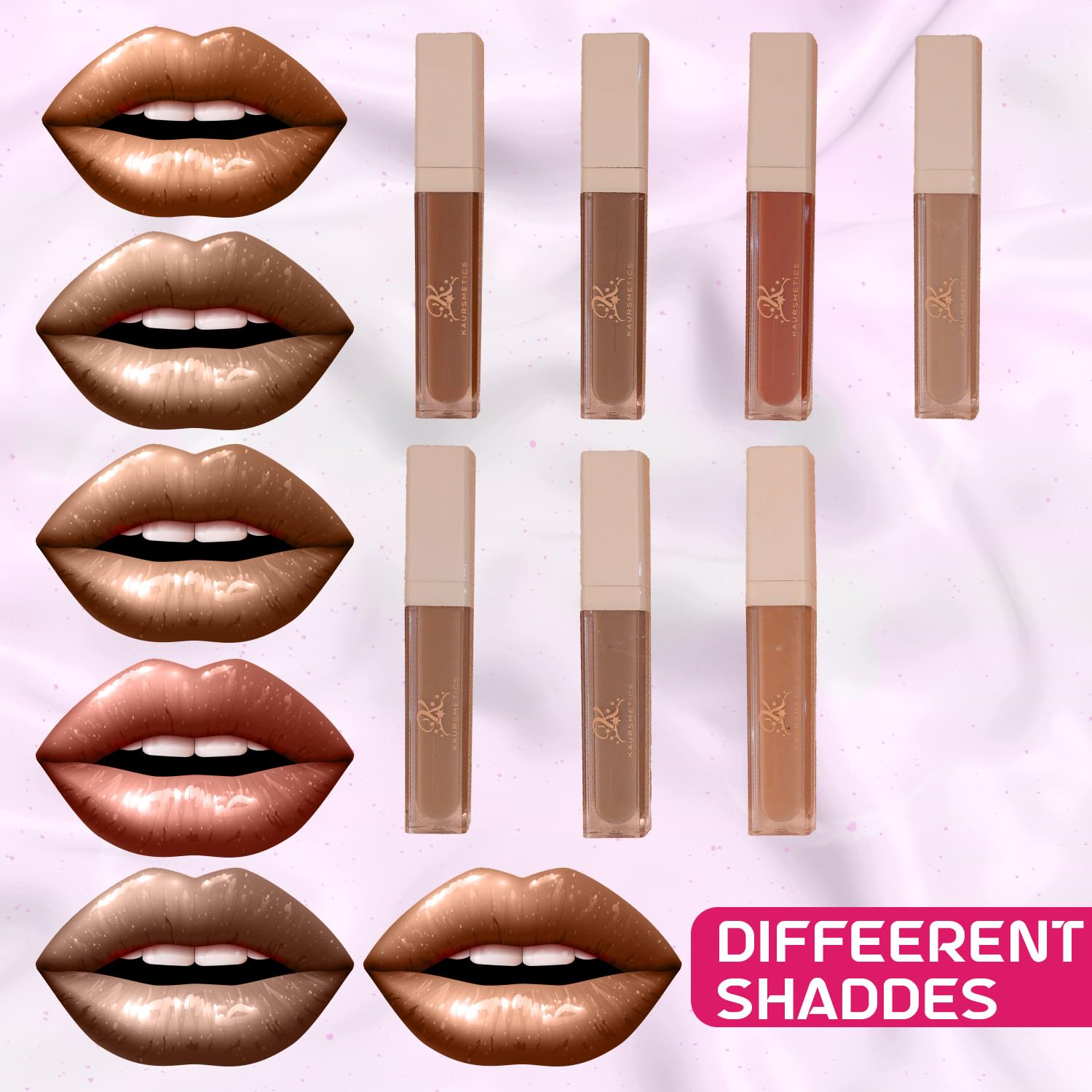 Velvet Creamy Liquid Lipstick along Lip Liner - Longwear, Highly Pigmented, Soft Matte Finish, Comfortable & Non-Feathering for Glam Looks (Saira, 1 Floz)