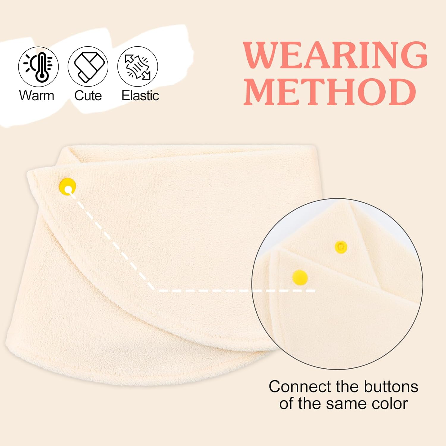 Toddler Girls Soft Neck Warmer Baby Boys Winter Scarf Kids Warm Round Scarves - Image 4