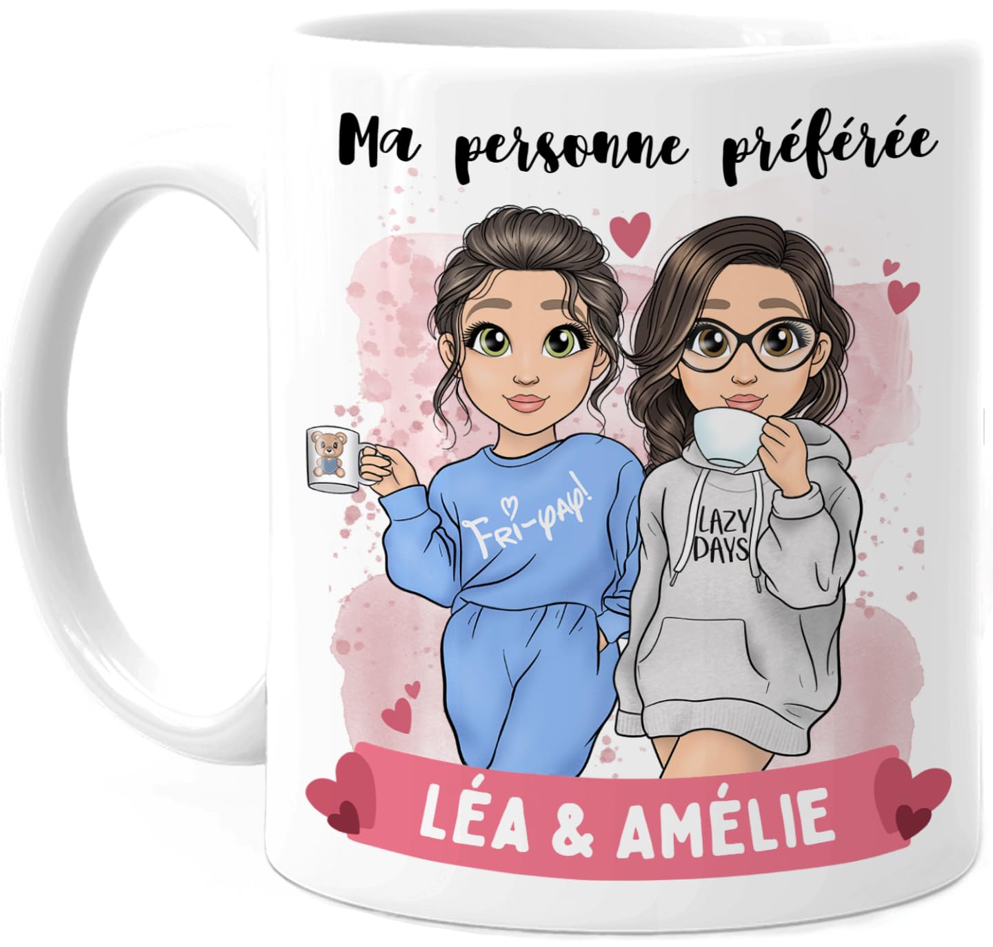 Cupdarling Tasse Personnalisable Meilleure Amie 2 Amies Idee cupdarling-tasse-personnalisable-meilleure-amie-2-amies-idee