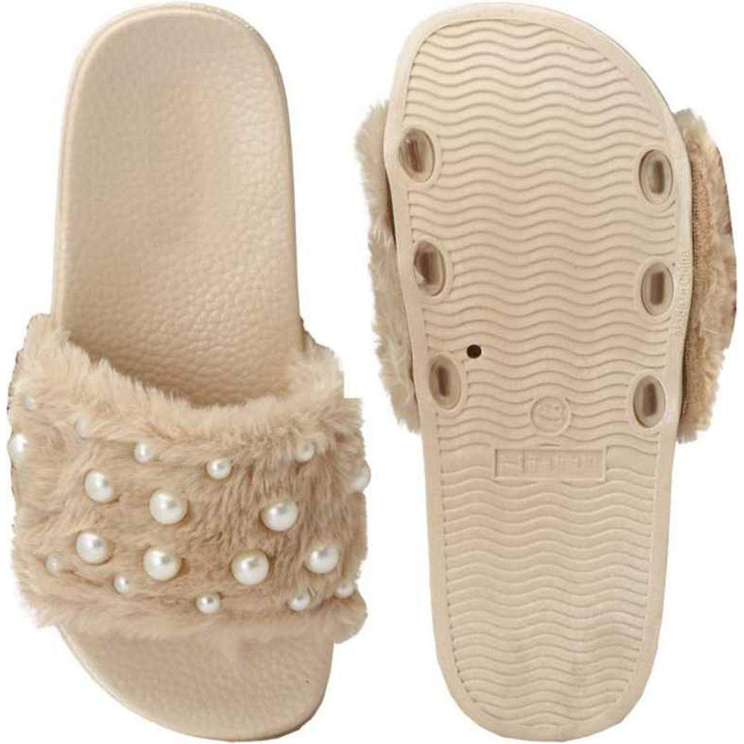 Joda ghar Womens Slippers Indoor House or Outdoor Latest Fashion Beige FlipFlop Slipper for women,3 UK (B09CPFHQTX) Amazon Price History, Amazon Price Tracker