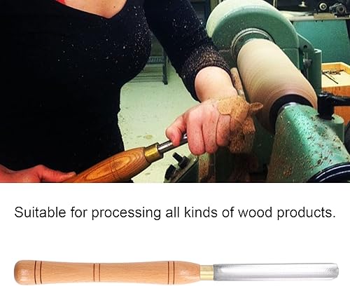 Miniatura 6 de Cincel de torno de madera, tazón de gubia para torneado, tornos de gubia de desbaste herramienta de torneado de torno de madera, cincel mango de