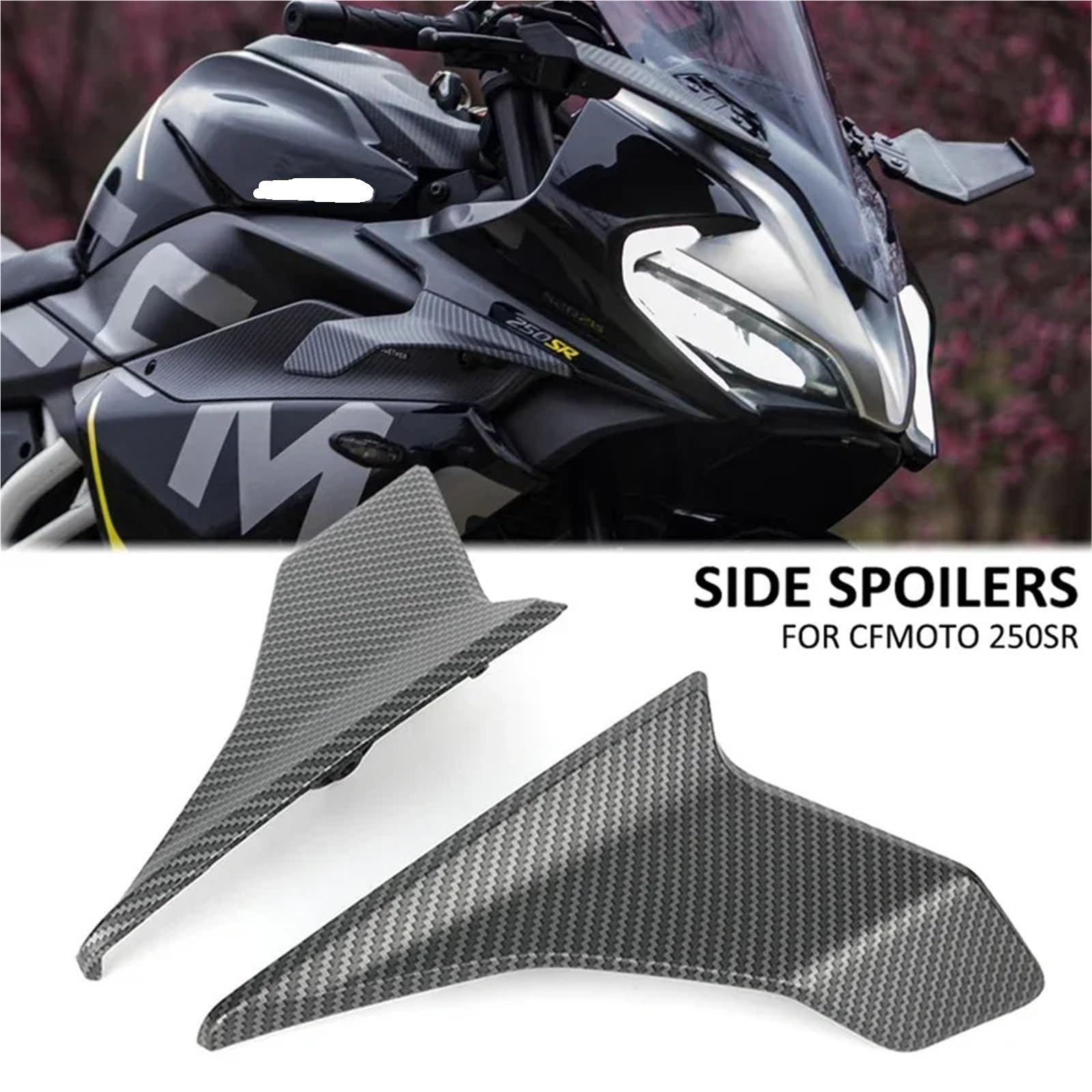 Rear Fairing Seat Cowl Do CF250SR CF 250SR 250 SR Side Naked | Fairing Tail Cover Downforce Spoilers Fixed Boczny panel owiewki motocykla
