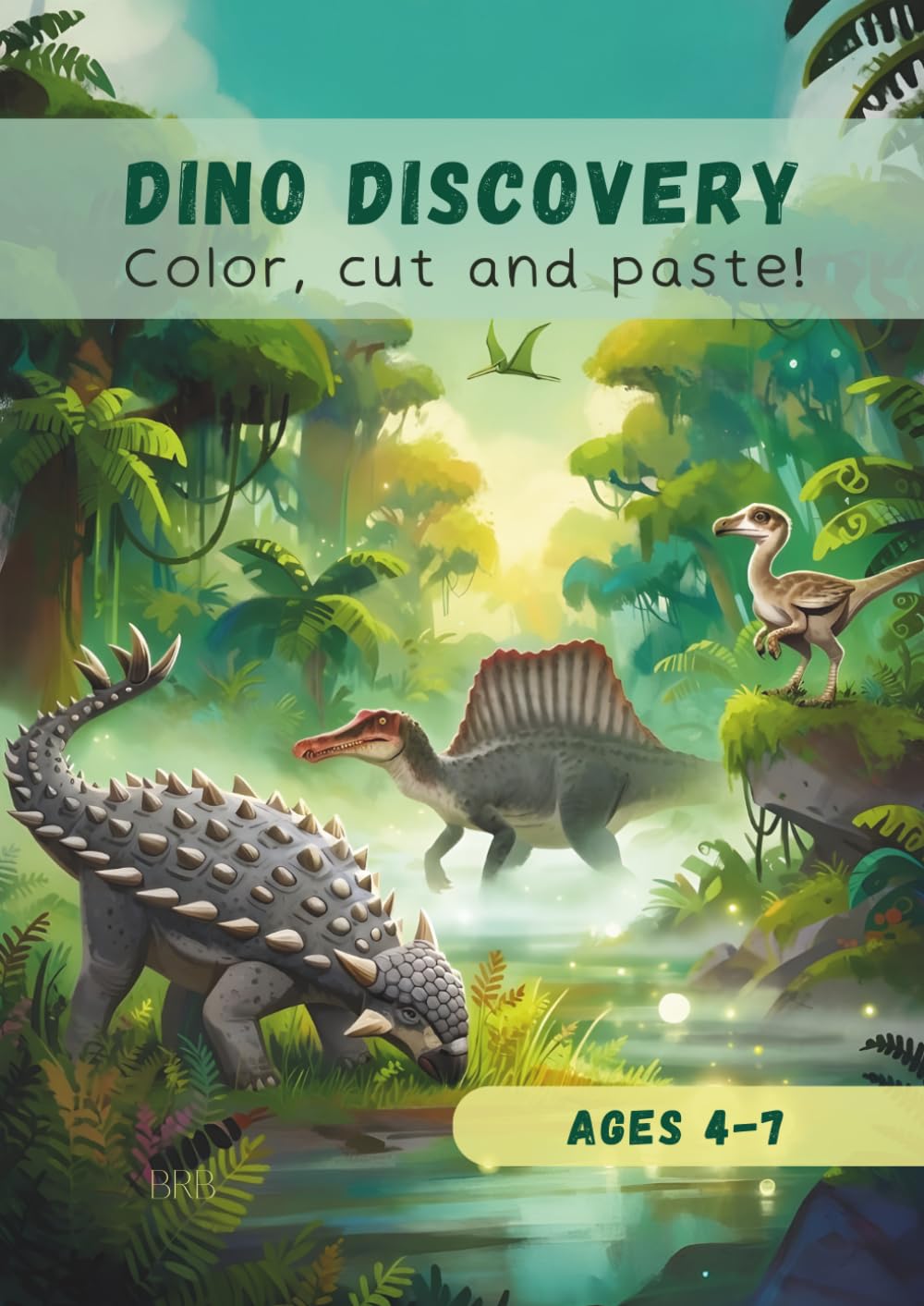 Dino Discovery: Color, cut, paste!