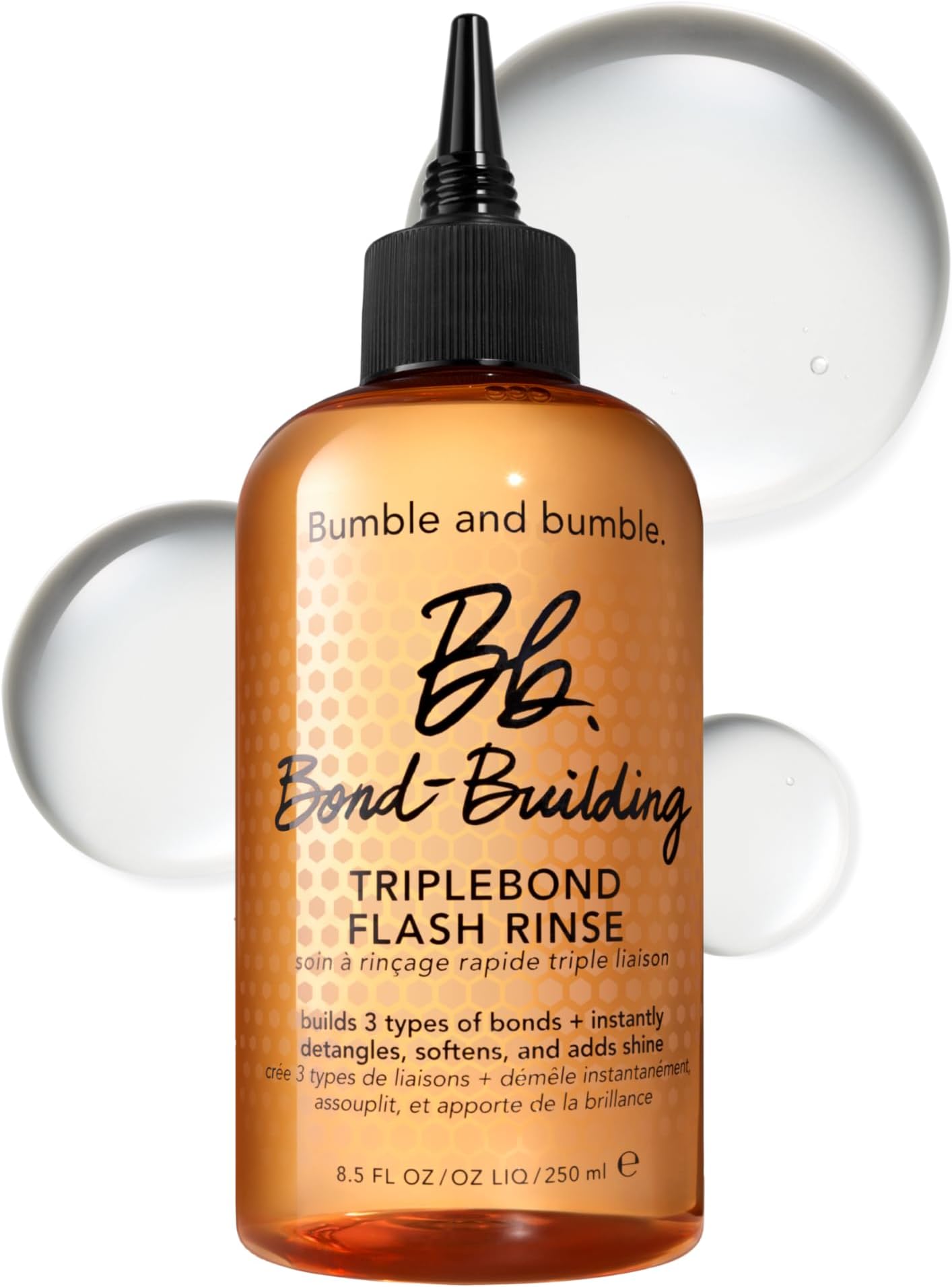 Bond-Building TripleBond Flash Rinse For Damaged Hair | Strengthens and Adds 2x Shine | For Damaged Fine to Medium Curly, Wavy, Straight Hair Types