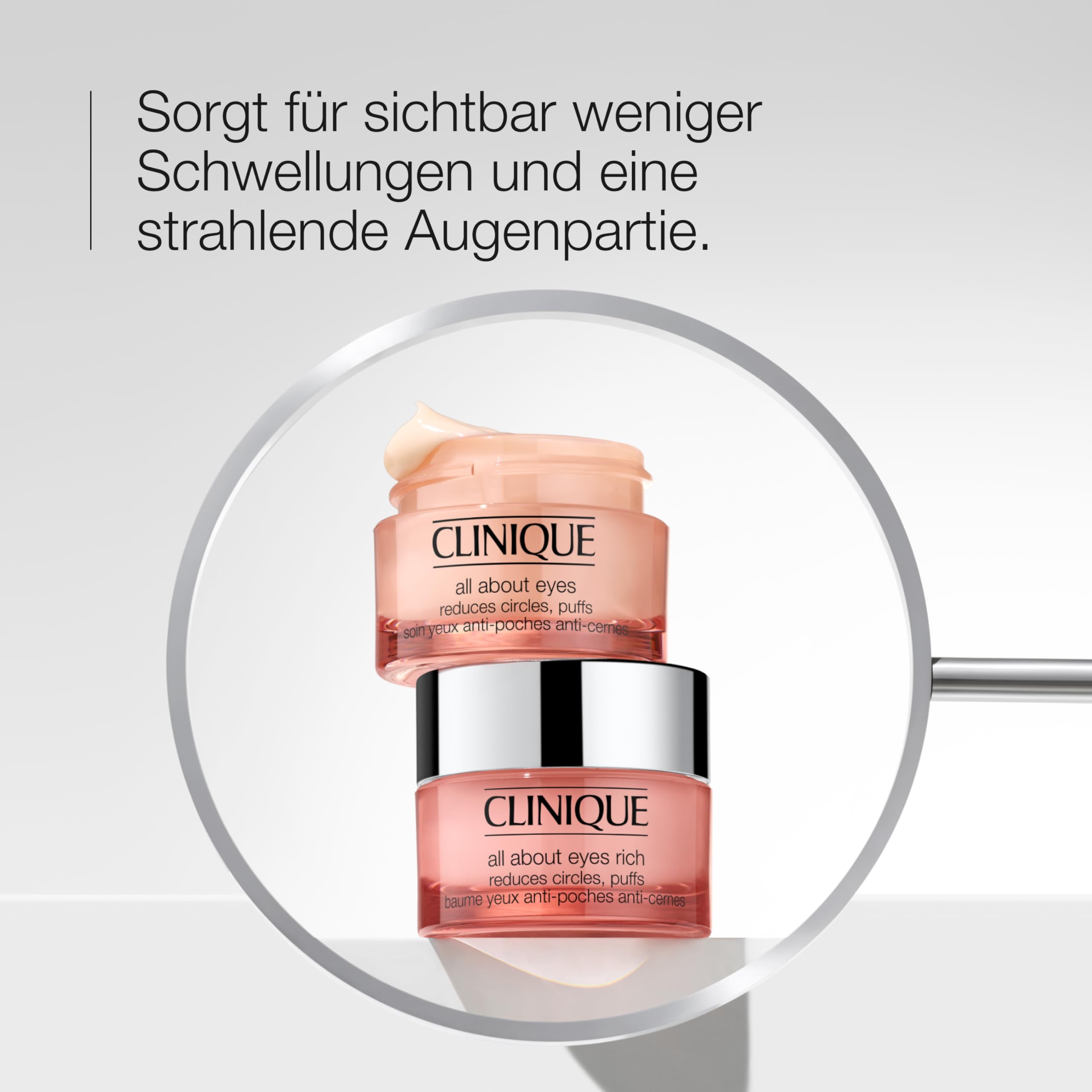 Clinique All About Eyes™ Eye Cream With Vitamin C – Feuchtigkeitsspendend, aufhellend, abschwellend, mindert dunkle Augenringe