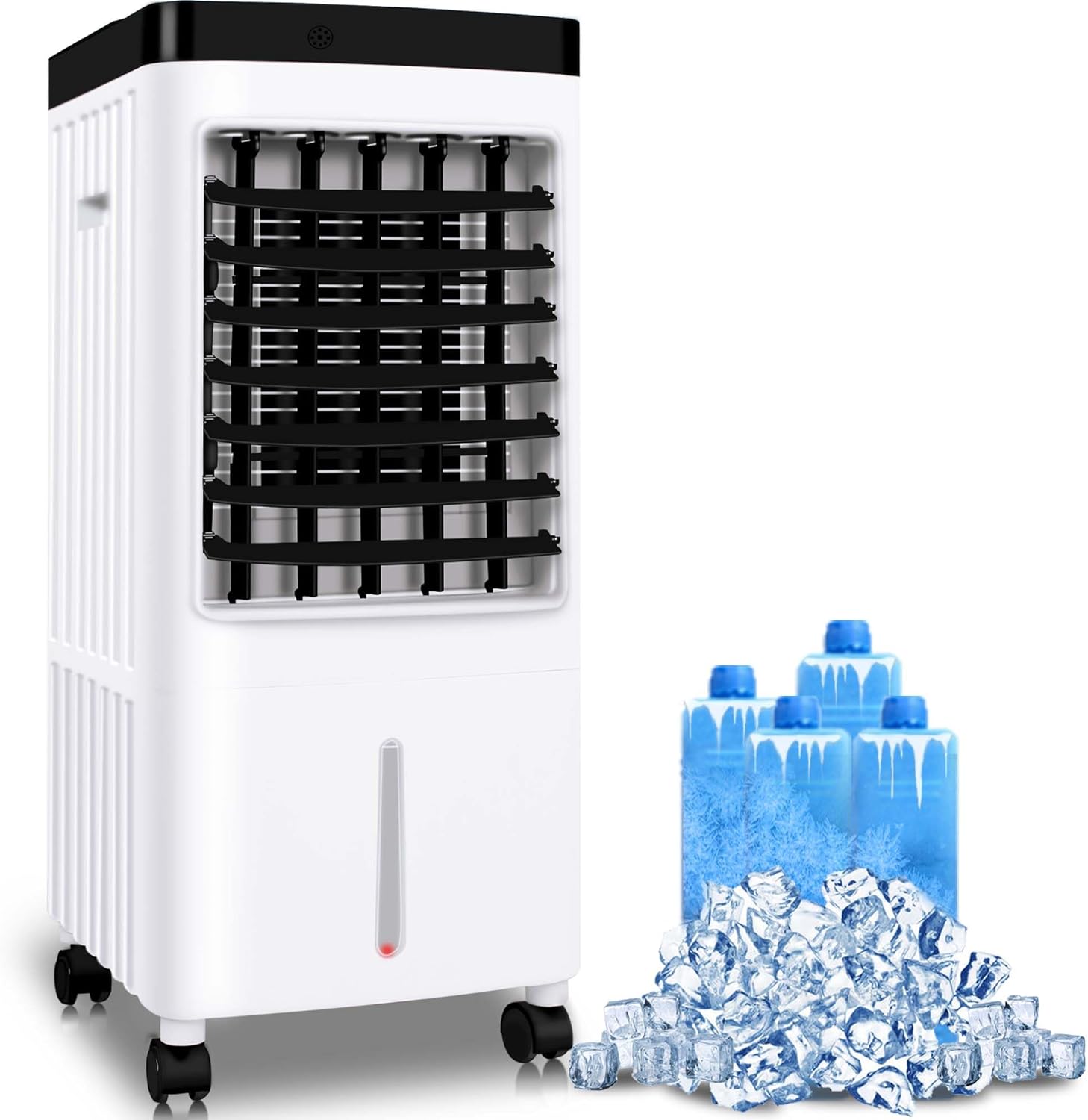 Portable Air Conditioners,3-IN-1 Evaporative Air Cooler with Utral-Quiet,No windows needed & Dual control,Easy Install Ideal for Room/Office (Classic DC Motor)