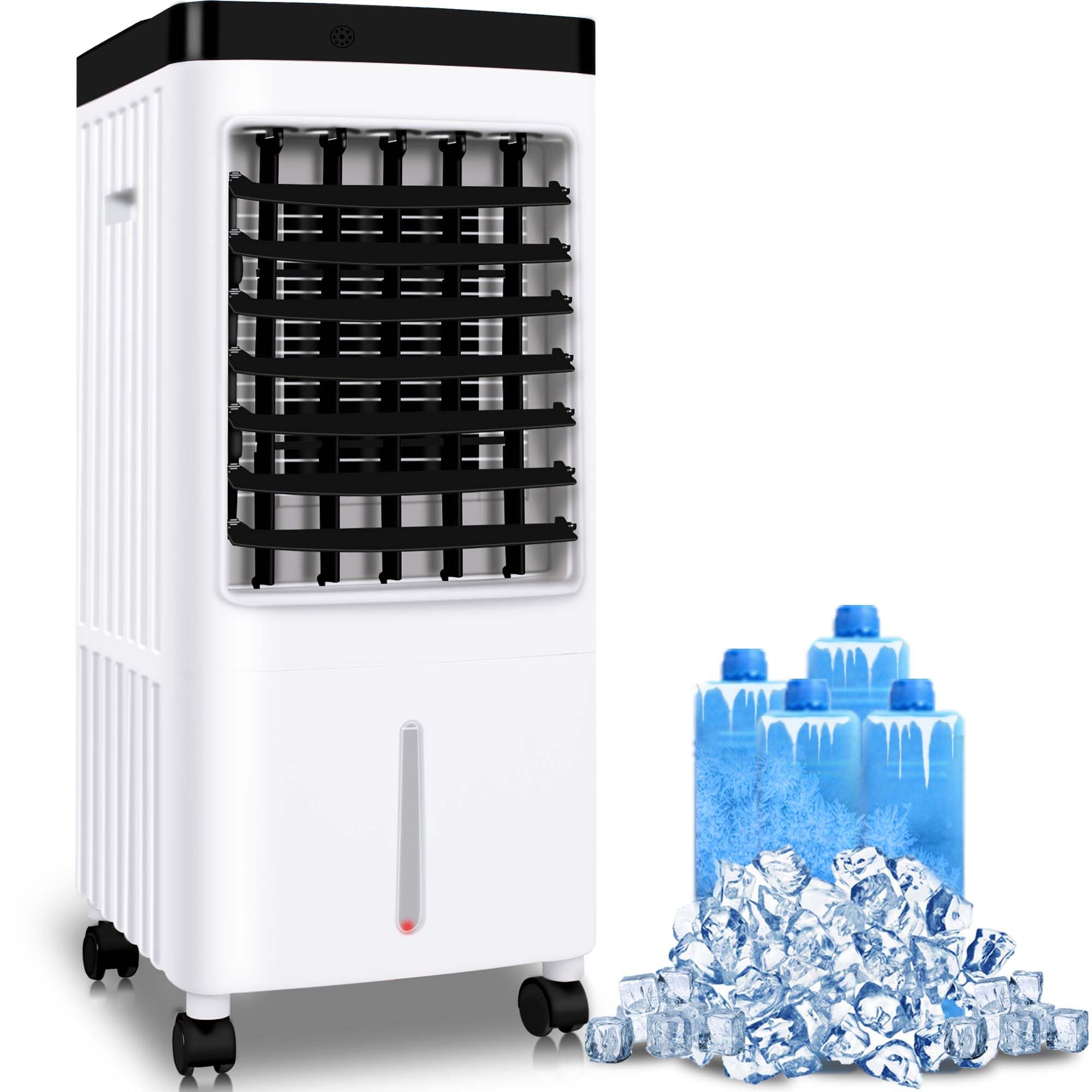 Portable Air Conditioners,3-IN-1 Evaporative Air Cooler with Utral-Quiet,No windows needed & Dual control,Easy Install Ideal for Room/Office