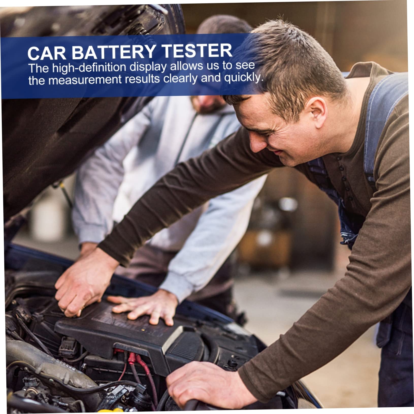 Alipis Analizzatore Di Batteria Auto Tester Di Carico Per Batterie Auto Funzione Di Stampa Strumento Di Compatto