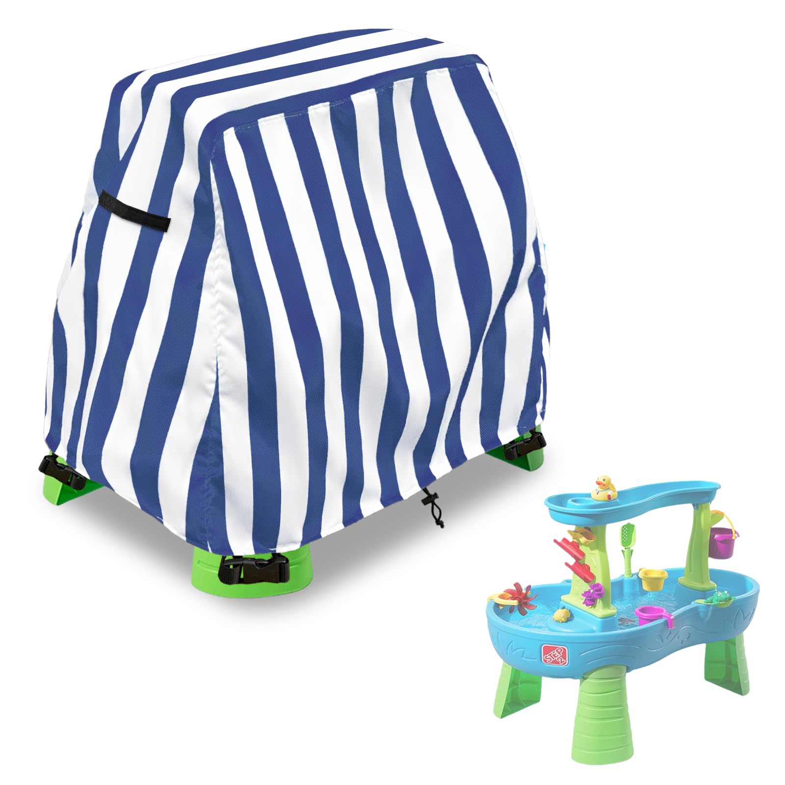 Kids Water Table Cover Fit Rain Showers Splash Pond Water Table,Waterproof Dust Proof Anti-UV Outdoor Toys Cover-Cover only