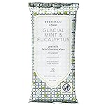 Beekman 1802 Glacial Mint & Eucalyptus Face Wipes - 30-Count - Scented - Cleanses, Nourishes & Hydrates - With Goat Milk, Aloe Vera - Good for Sensitive Skin - Cruelty Free