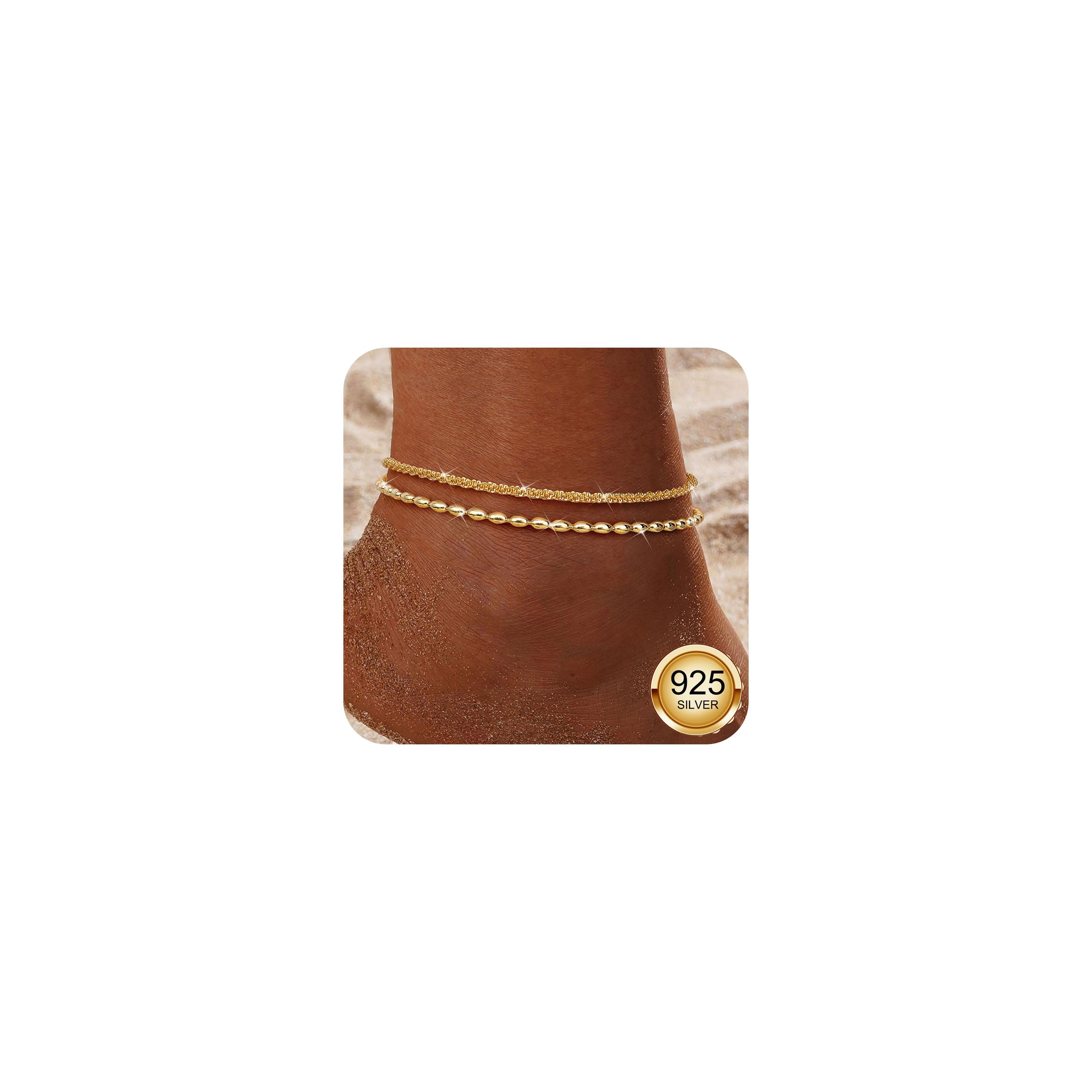 Enkelband in zilver - Koop enkelbandjes in zilver voor vrouwen