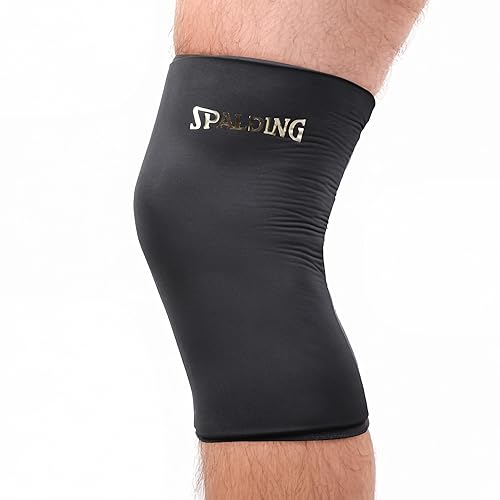Spalding - Manga de gel para rodillas y muslos, terapia de fríocalor, envoltura de compresión reutilizable para lesiones deportivas y recuperación