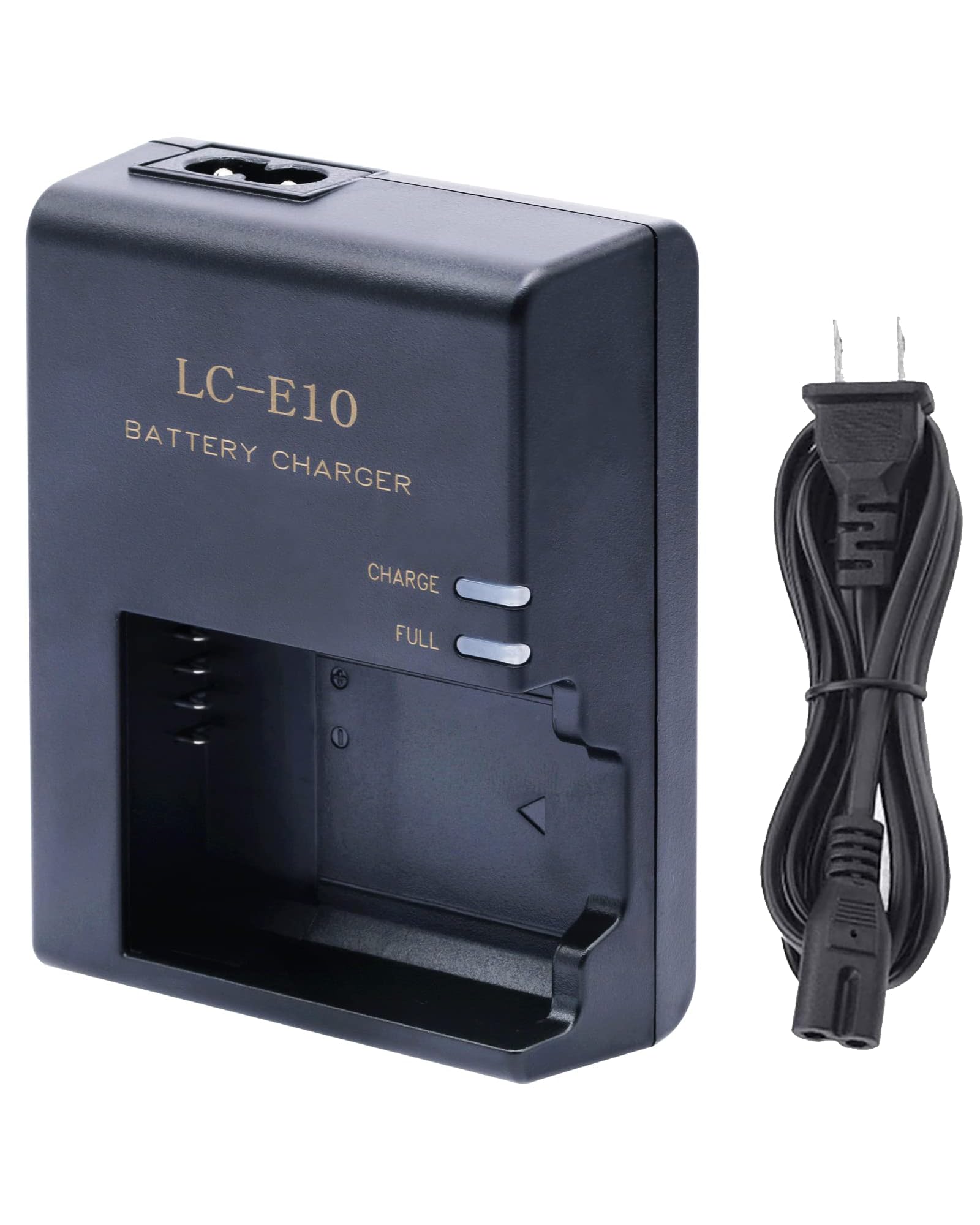 FCD TRUST LC-E10 Battery Charger for Canon EOS Rebel T7, T6, T5, T3, T100, 4000D, 3000D, 2000D, 1500D, 1300D, 1200D, 1100D, kiss X50,X70,X80,X90 DSLR Camera Charger for LP-E10 LC-E10 LC-E10C LC-E10E