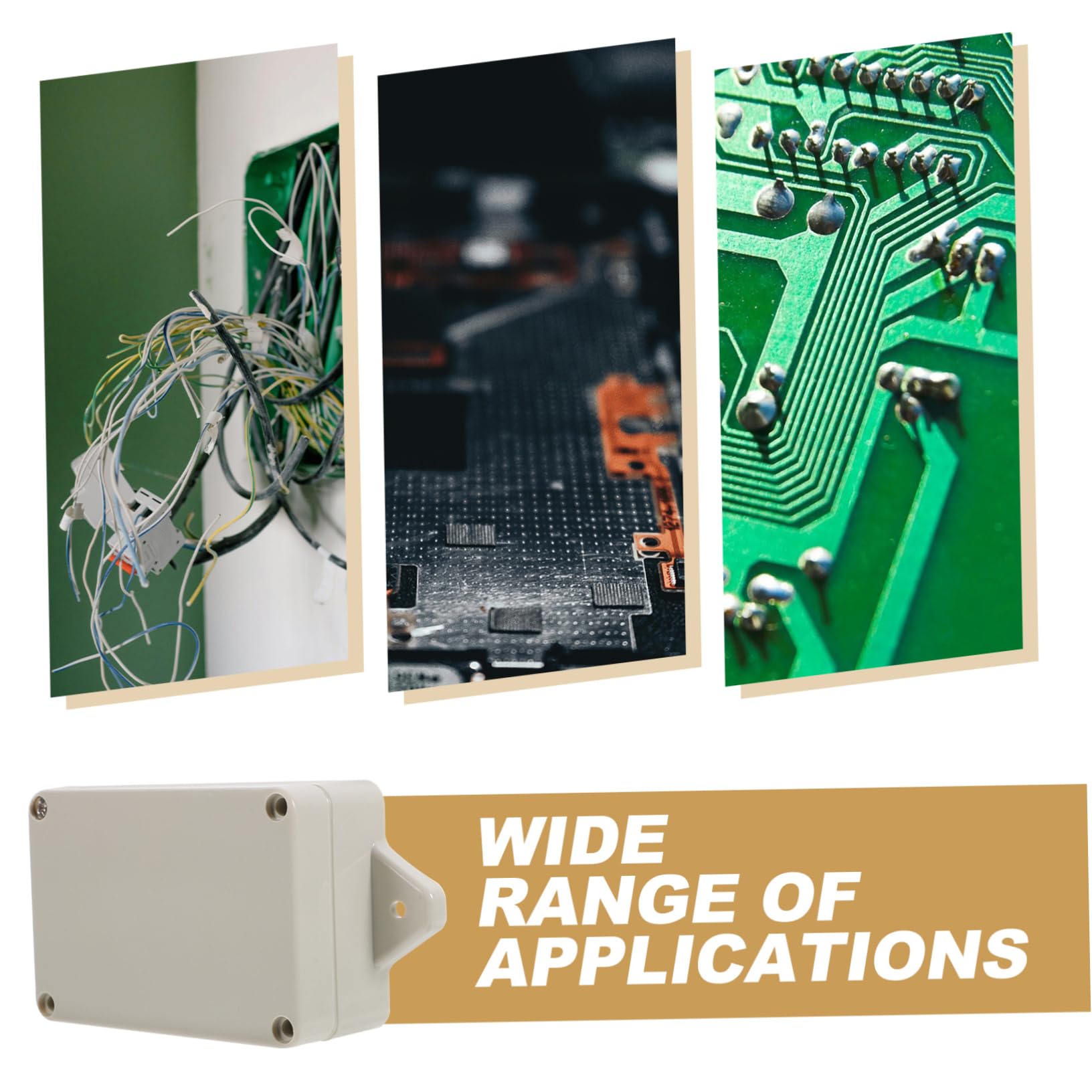 jojofuny 10pièces Boîte De Jonction Électronique Étanche Enclosure Plastique Pour Projets Électriques Lot De Dimensions Pour Applications Extérieures Et Bricolage