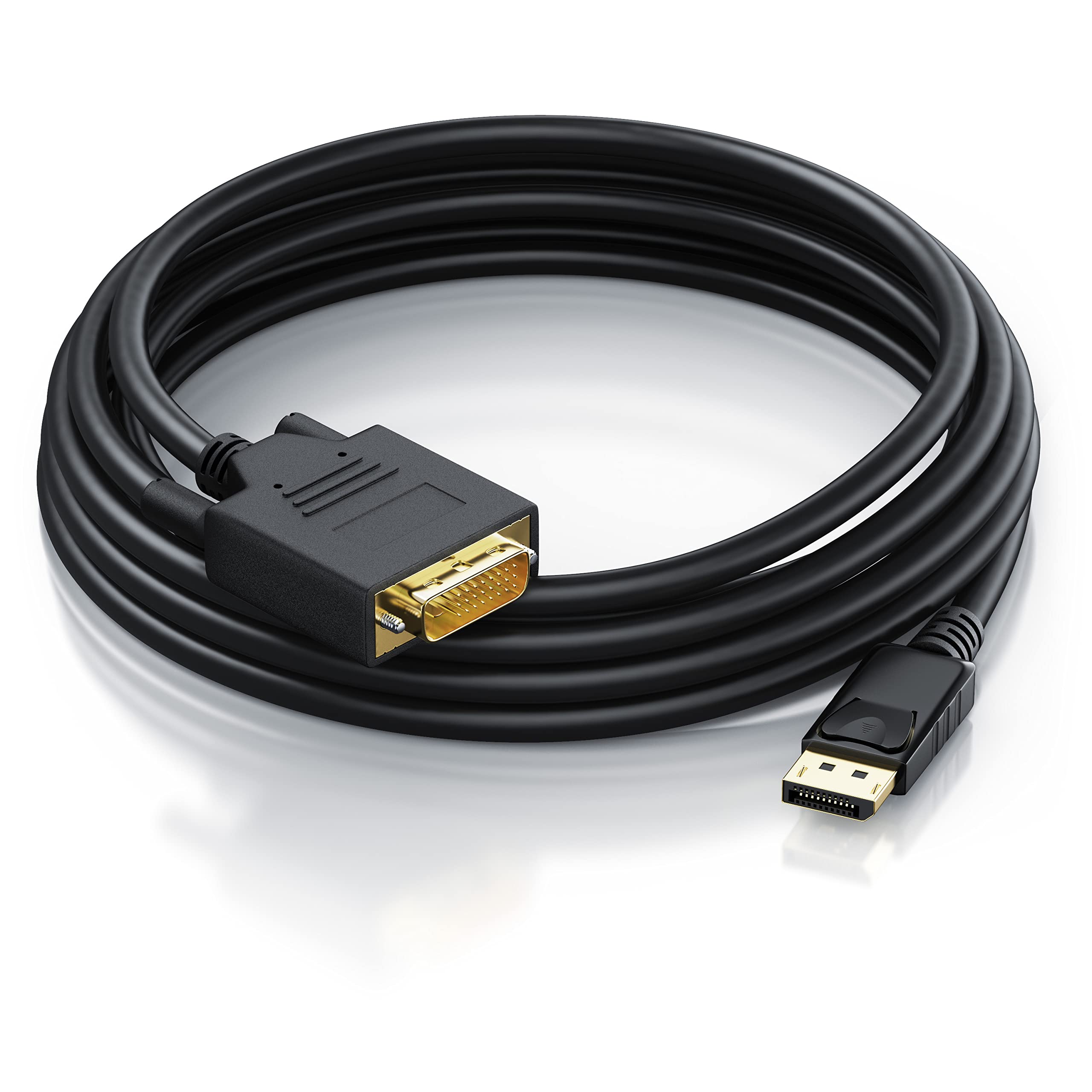 DisplayPort Auf DVI Kabel 1,0m - Konverterkabel Für Monitor & Beamer