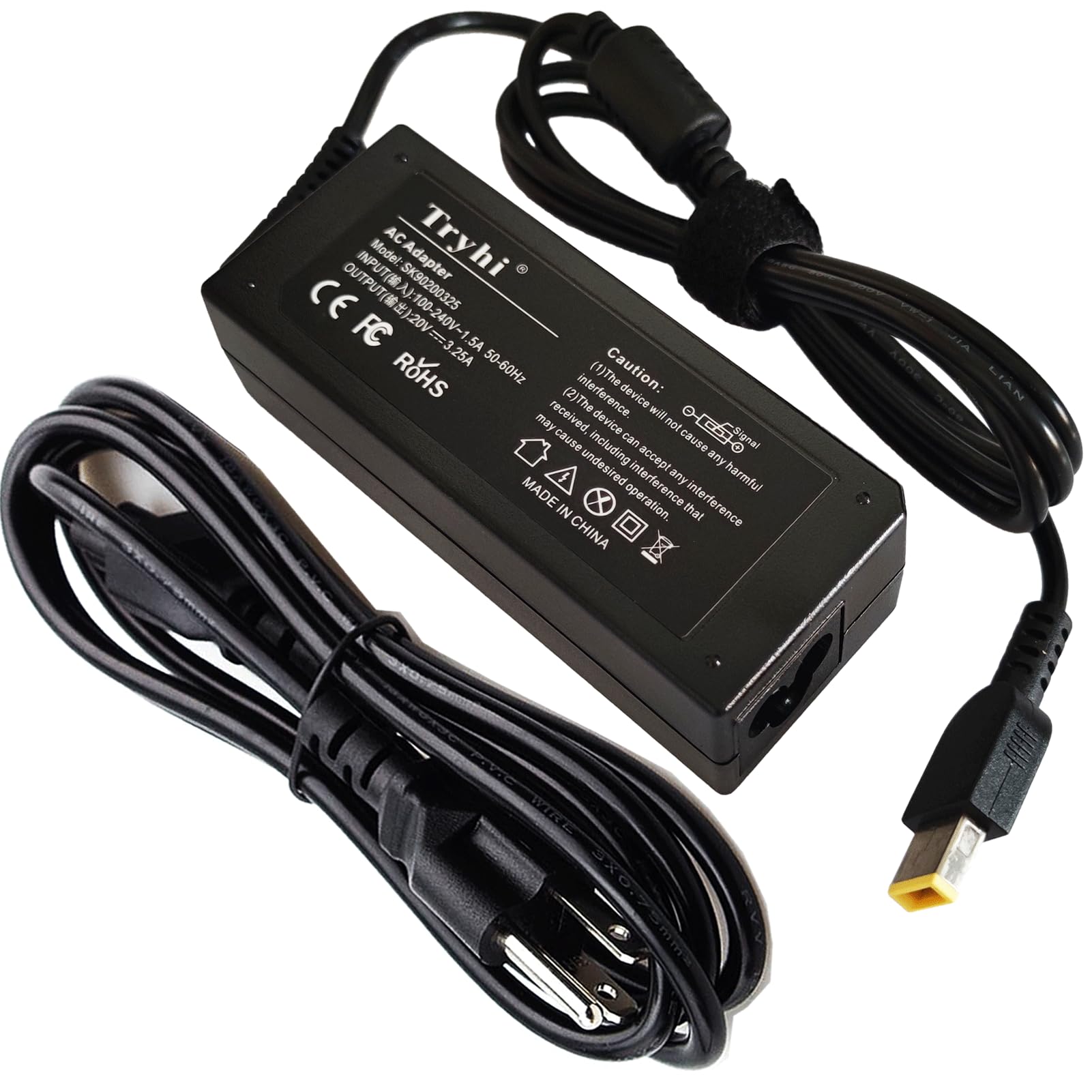 Laptop Charger AC Adapter Power Supply Cord for Lenovo ThinkPad Yoga 11S 11 Flex 2-15D T431s T450 X230s X240 X240s X250 X260 X270 ADLX45NDC3 ADLX45NDC3A Lavie Z Lavie Z360 L27q-10 L27q-20 LED Monitor