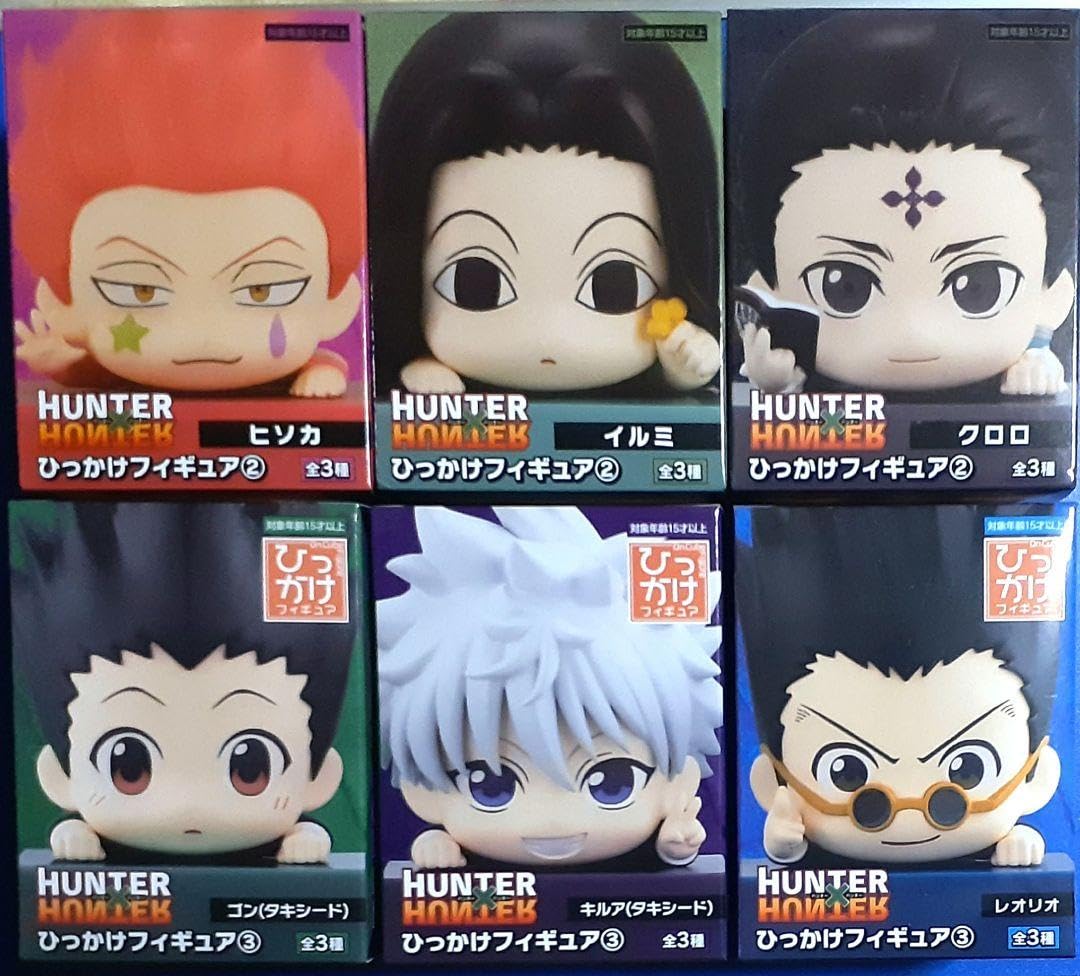 HUNTER×HUNTER ひっかけフィギュア①と②　6体セット 楽天市場】HUNTER×HUNTER ハンター×ハンター ひっかけフィギュア