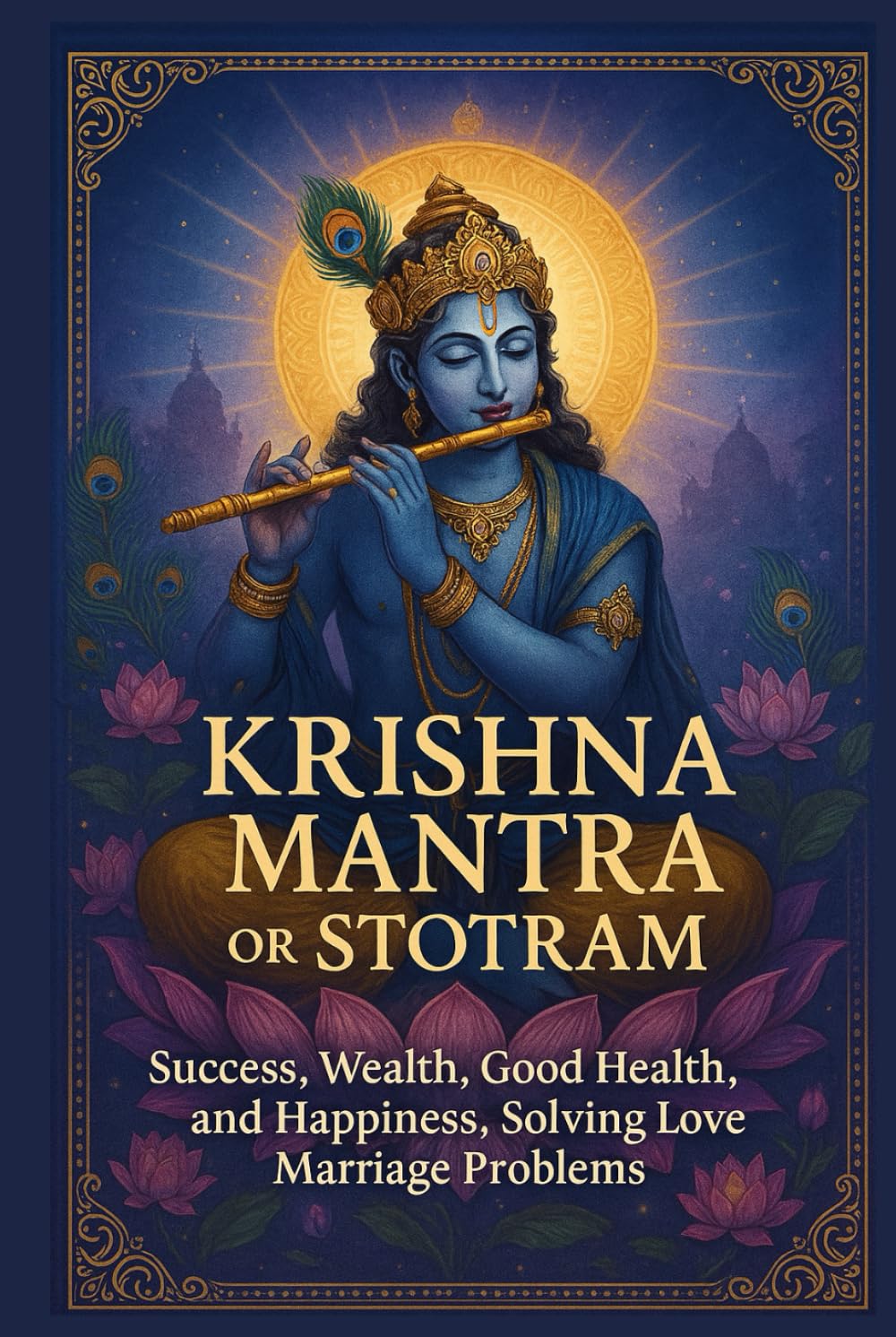 Krishna Mantra or Stotram: Prayer for Success, Wealth, Good Health, and Happiness, Solving Love Marriage Problems Sacred Prayers for Prosperity, Health, Love & Daily Blessings