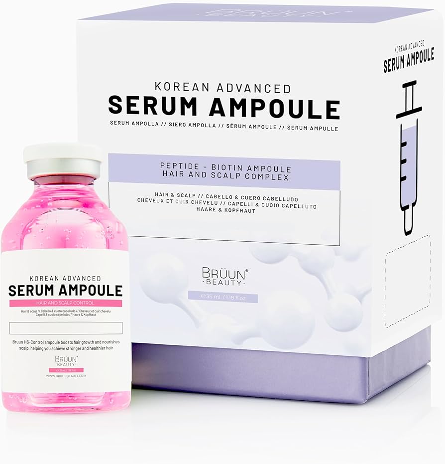 BRÜUN HS - Control Hair and Scalp Ampoule Serum - Micro Needling