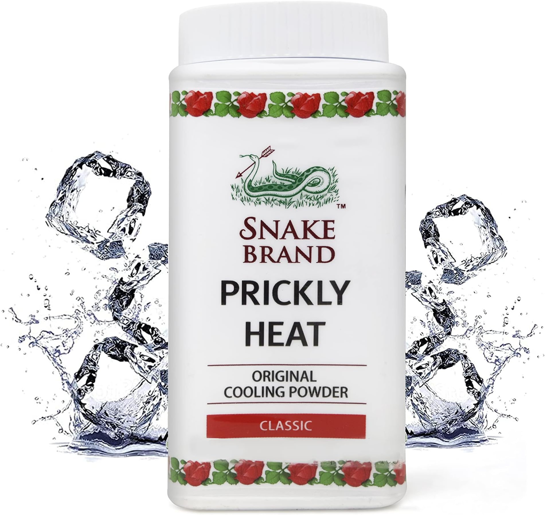 Prickly Heat Cooling Talcum Powder Original Classic | For Heat & Rash Treatment | 50gm | Pack of 4