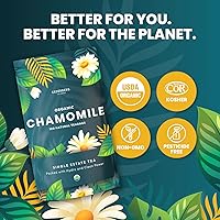 Vista 5 de Cederberg Tea Company Té de hierbas orgánicas Paquete de té único de jengibre y manzanilla 200 bolsas de té