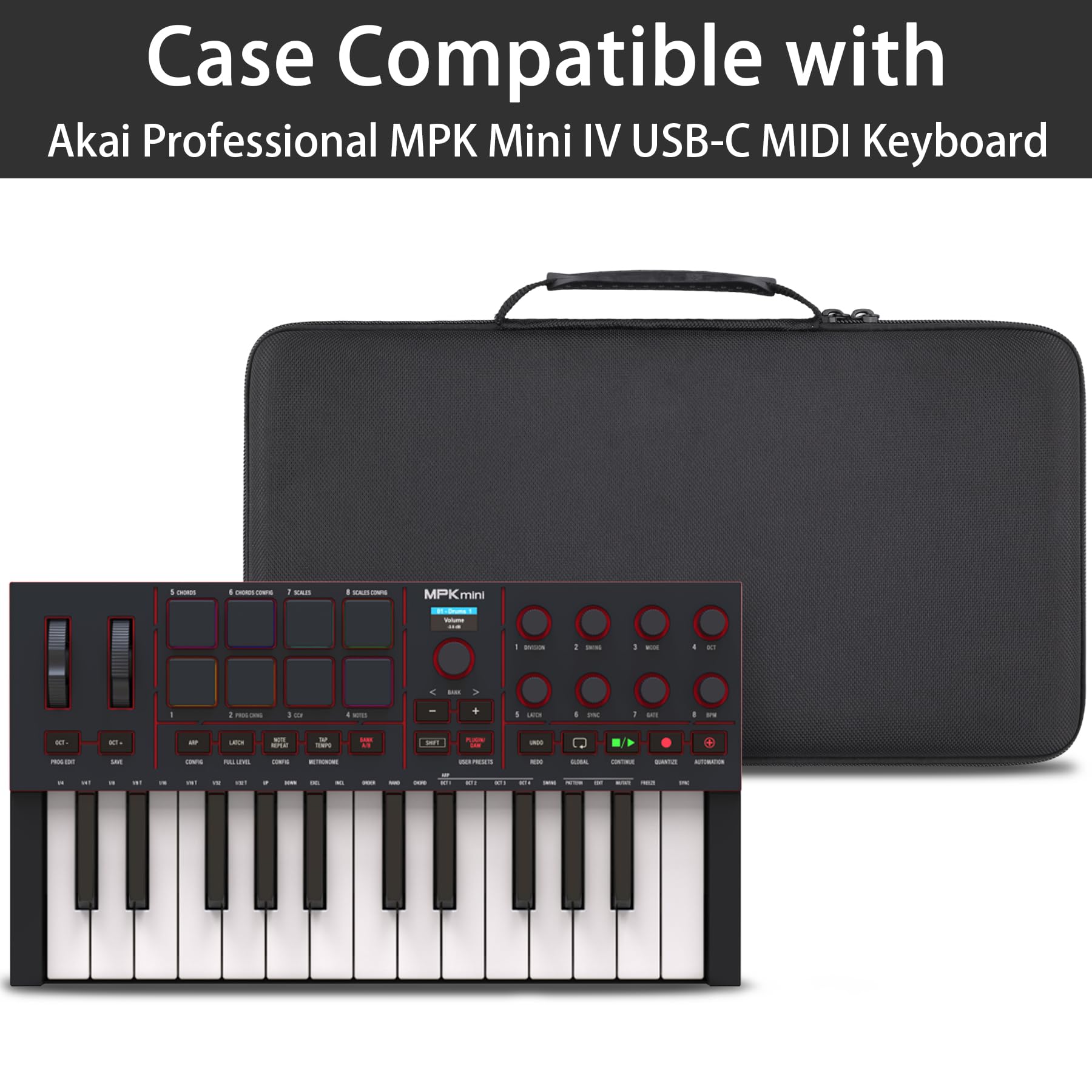 Akai Professional MPK Mini IV Custodia Borsa per Tastiera MIDI USB-C