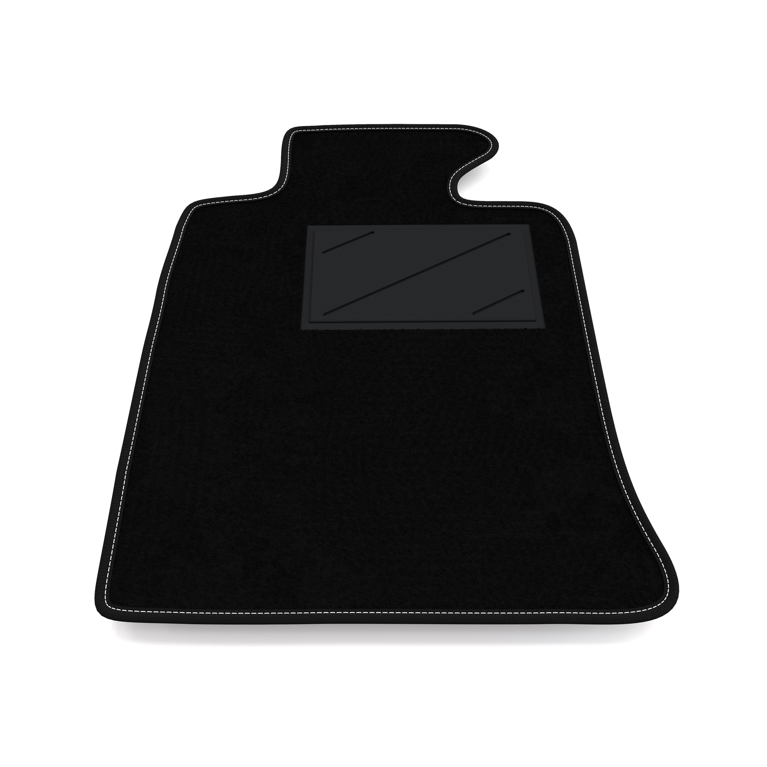 SOMER CAR Custom Driver Side Floor Mat For Mini Cooper R56 (2007-2014) - Black Carpet With Protective Rubber Heel Pad (Made In Italy) - View #9