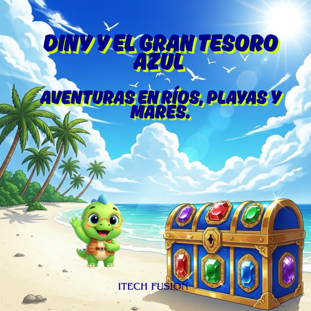 Diny y el Gran Tesoro Azul: Aventuras en Ríos, Playas y Mares.