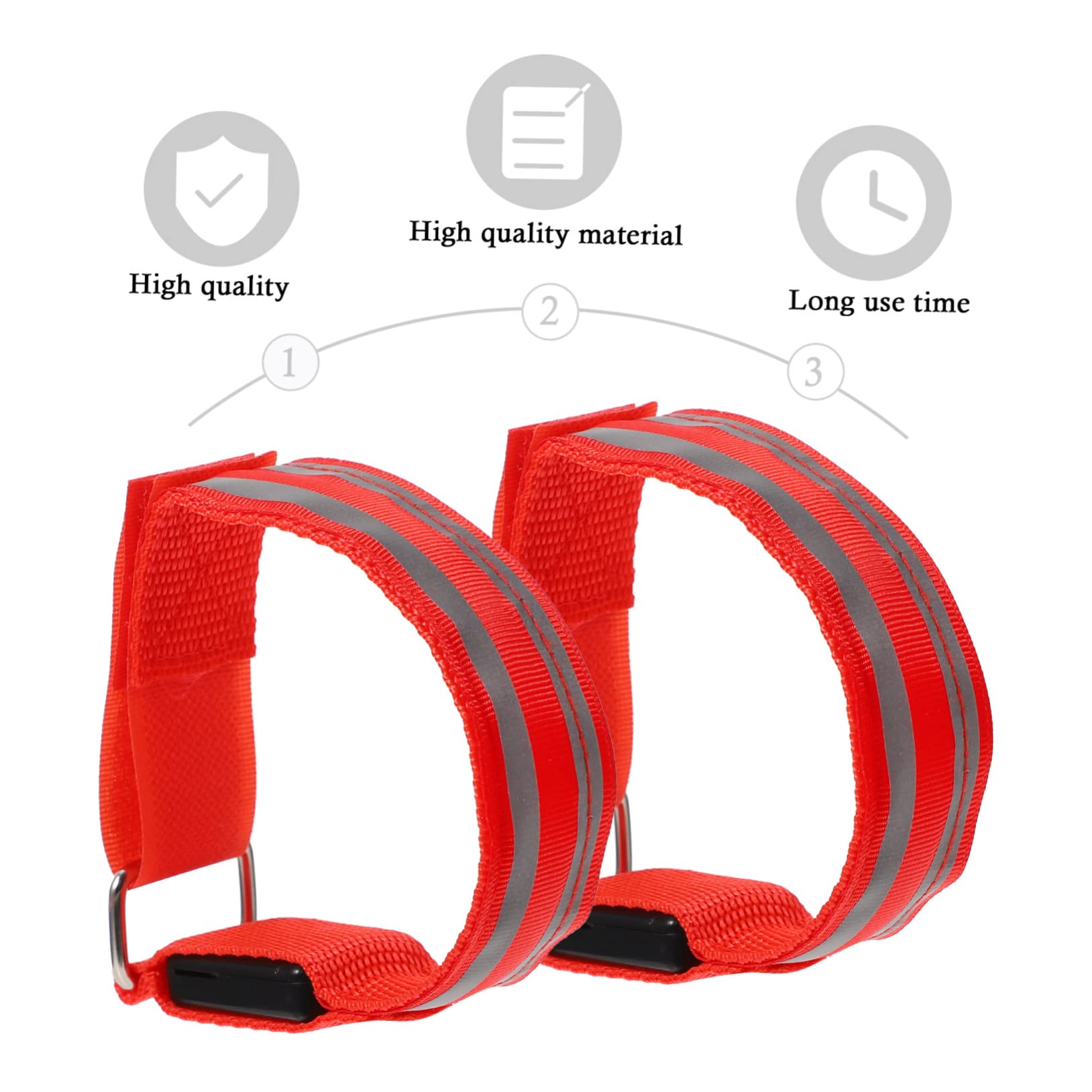Mipcase luci di Marcia a LED Green Light greenlights Fab lash bracciali Lampeggianti Braccialetto di Ricarica Braccialetti Luminosi Braccialetti Lampeggianti Braccialetto LED Rosso