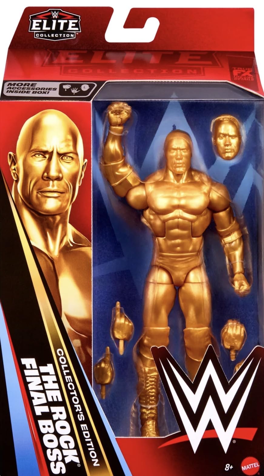Amazon.com: WWE The Rock The Final Boss Gold Collectors Edition