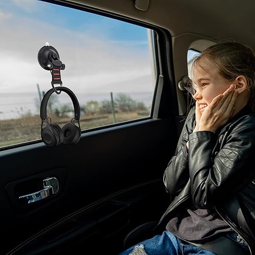 Miniatura 6 de CONBOLA - Ganchos de ventosa de alta resistencia 4 piezas para automóvil, accesorios de camping mejorados con gancho de sujeción, ventosa para