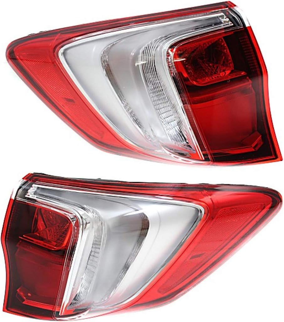 CarLights360 For Acura RDX Tail Light 2016-2018 Passenger Side LED CAPA Certified AC2805104 | 33500-TX4-A51
