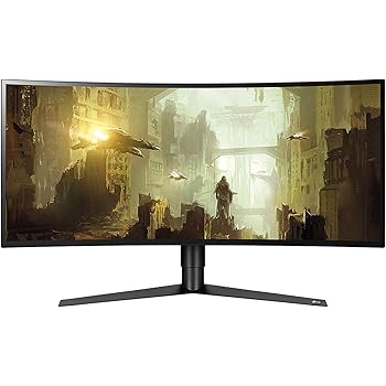 LG 34GK950F UltraGear Gaming Monitor 34" QuadHD UltraWide Curvo 21:9 LED NanoIPS HDR 400, 3440x1440, 1ms MBR, AMD FreeSync 144Hz, HDMI 2.0, Display Port 1.4, USB Hub, Altezza Regolabile, Flicker Safe