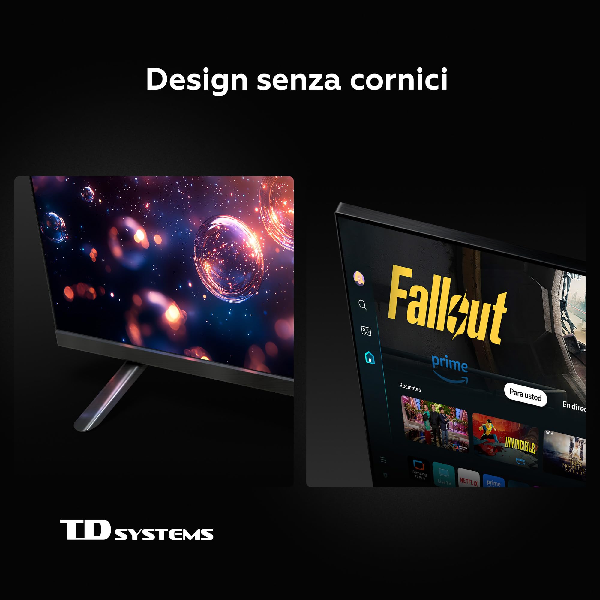 TD Systems - Smart TV 32 Pollici HD con Tizen OS 8.0 Powered by Samsung, Televisore HDR10 con Sintonizzatore Triplo, Televisori 2026 | PRIME32C22TIZEN