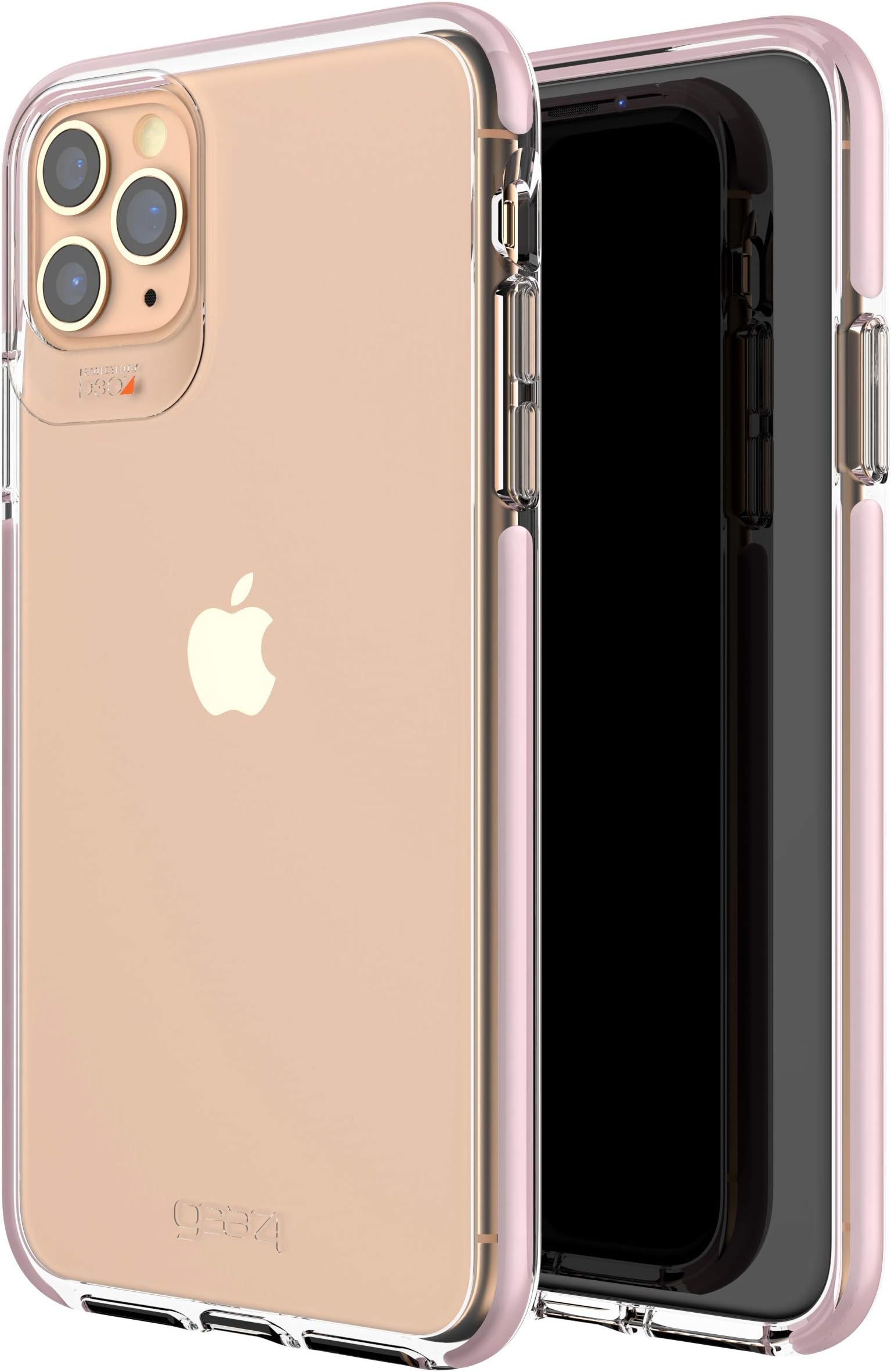 ZAGG Piccadilly Compatible with iPhone 11 Pro Max Case, Advanced Impact Protection with Integrated D3O Technology Phone Cover - Rose Gold