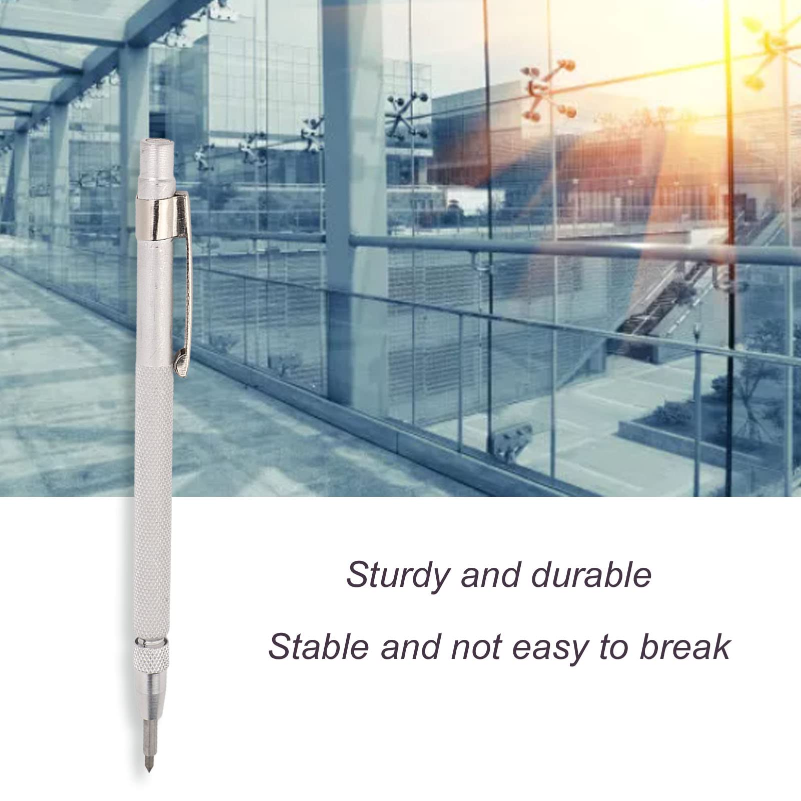 Penna Per Incisione Con Punta In Carburo Di Tungsteno - Per Metall, Vetro, Plastica, Ceramica (Oro)