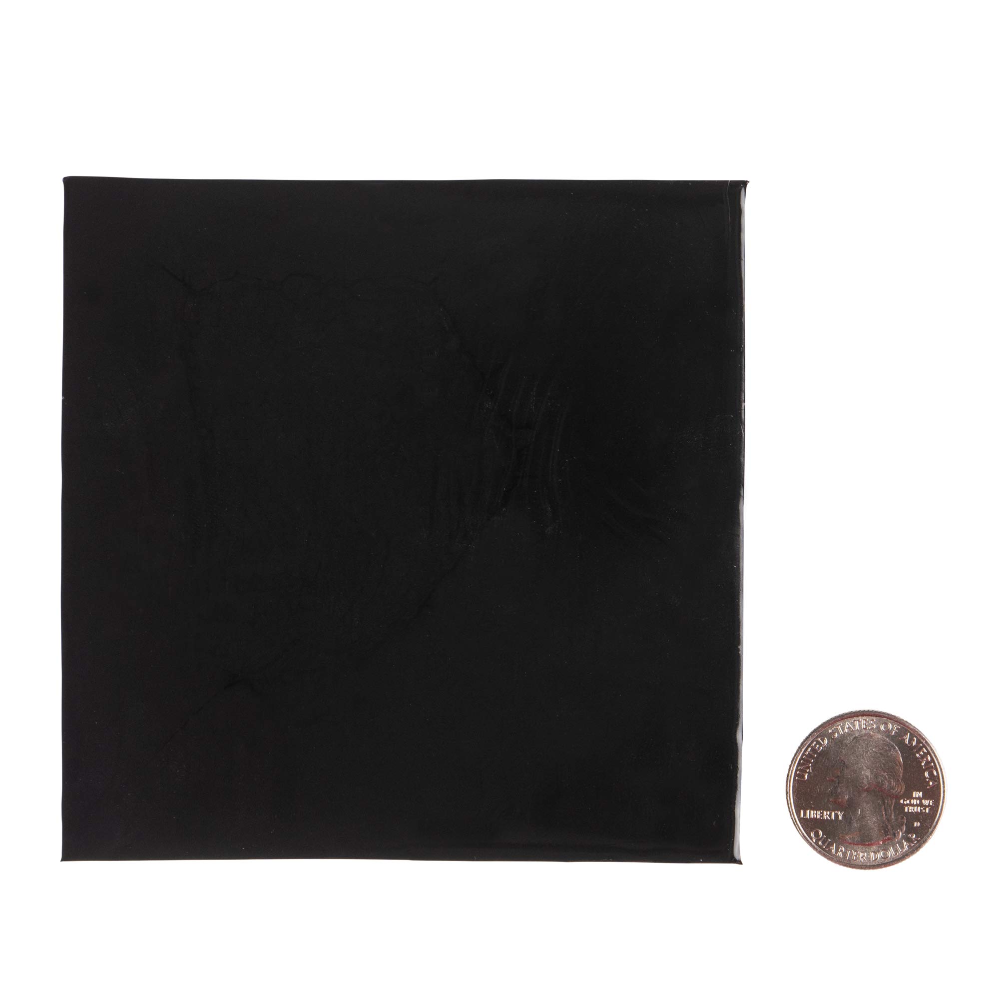 Sorbothane Matte vibrationsisolation quadratisch 70 Duro 0,6 cm (6,35 mm) Dick 10,2 x 10,2 cm (10,2 x 10,2 cm) 2er Pack