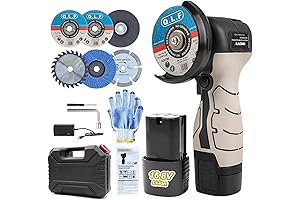 Cordless Brush Angle Grinder Kit, 19500rpm Mini Electric Angle Die Grinder