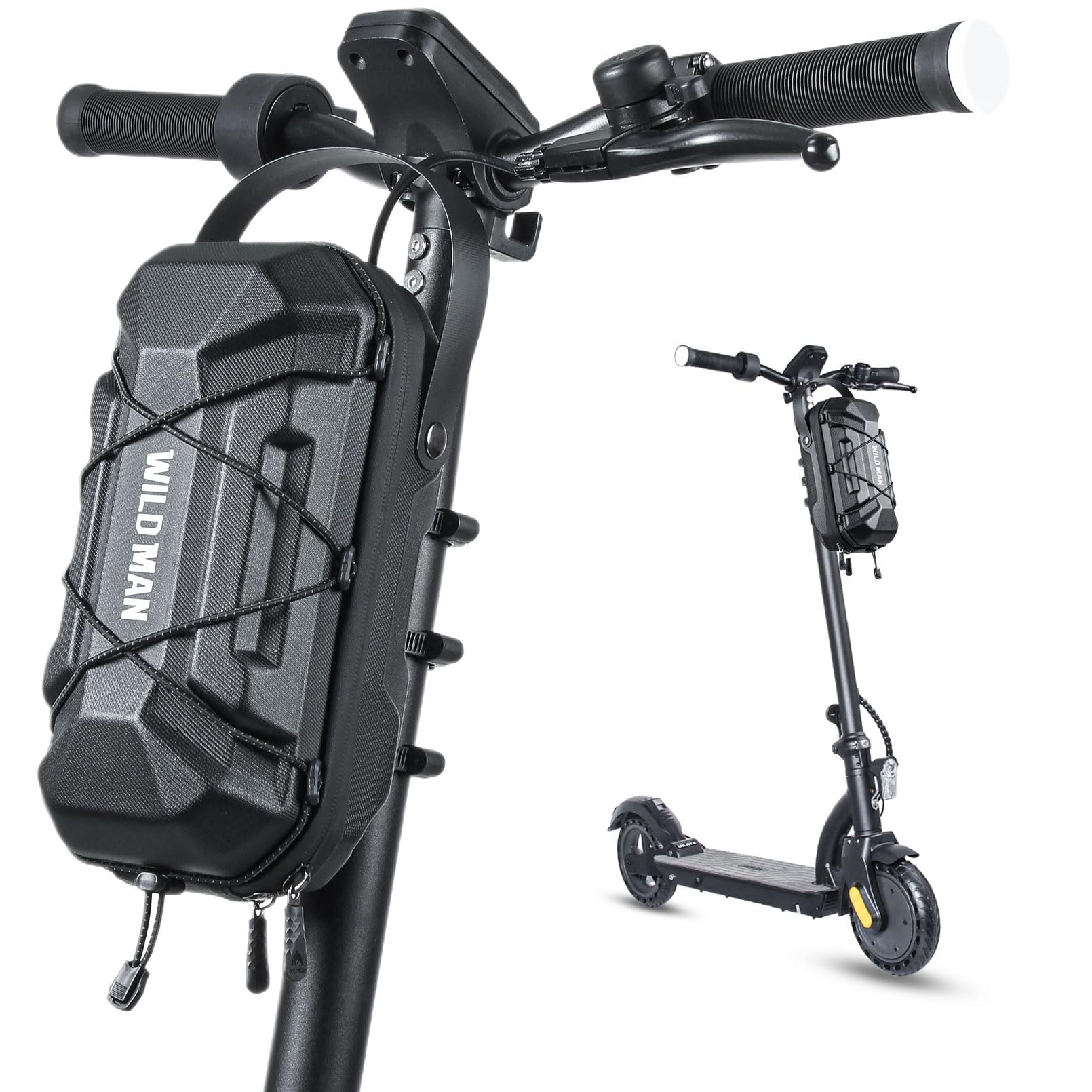 Borsa per scooter e monopattino, chiusura rapida, con cordino elastico multicolore, impermeabile, grande capacità, per Segway, Ninebot, Xiaomi, Mijia