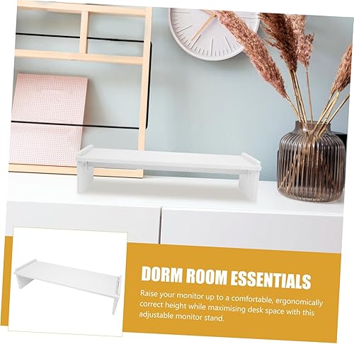 Miniatura 2 de ARTIBETTER Elevador de madera para computadora Soporte para monitor de escritorio para dormitorio de oficina en casa