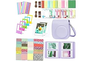 Lilac Purple Instax Mini 12 Camera Accessories Bundle