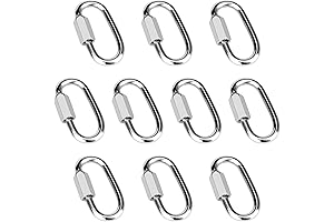 Locking Carabiner Chain Links for Outdoor Adventures