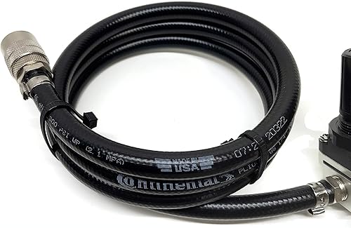 Miniatura 5 de Shop Kit de probador de fugas de 2" a 4" y manguera de látigo de extensión de 5 pies con regulador de 150 PSI y válvula de cierre